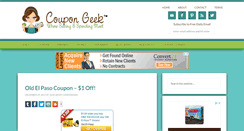 Desktop Screenshot of coupongeek.net